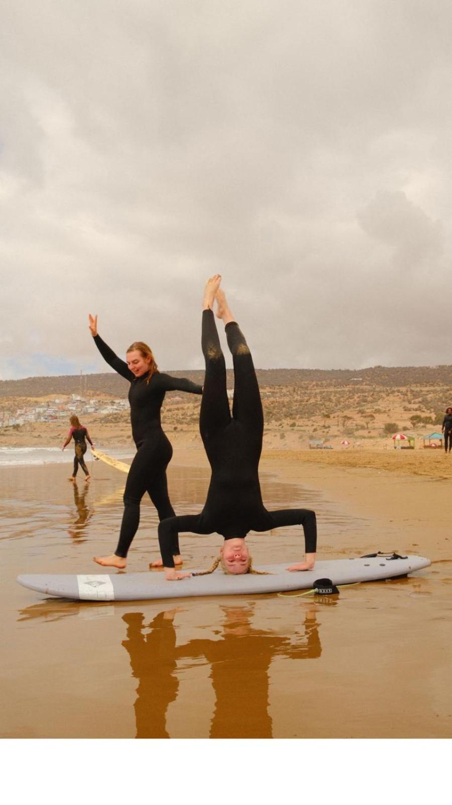 Sable Beach Surf Camp Tamraght Eksteriør billede