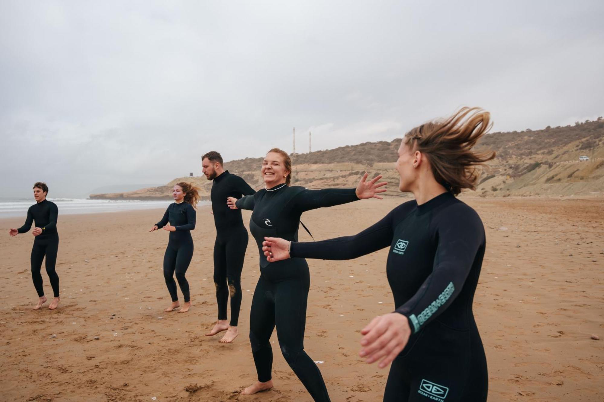 Sable Beach Surf Camp Tamraght Eksteriør billede